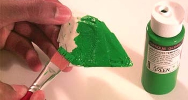 Paint the structure green.