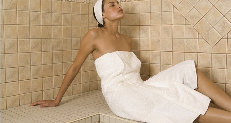 Pierde peso en un sauna.