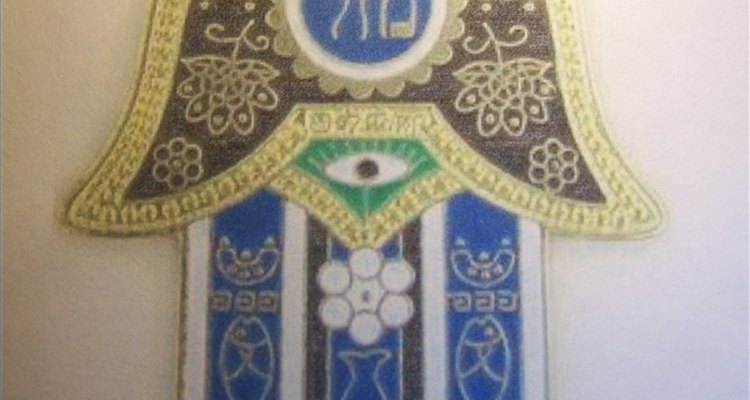 Este amuleto hamsa es de Jerusalén.