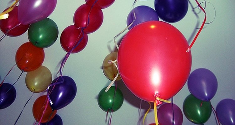 Los globos son un clásico para decorar las fiestas.