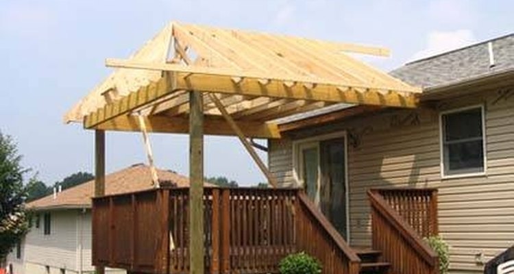 Build a roof on your deck to enjoy your outdoor space regardless of the weather!