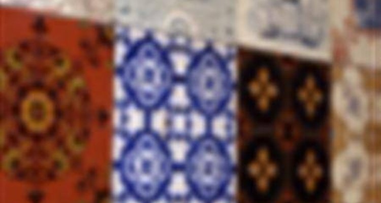 Azulejos para una cascada de interiores.