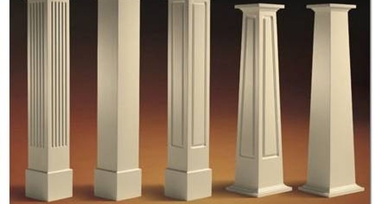 Columnas de madera.