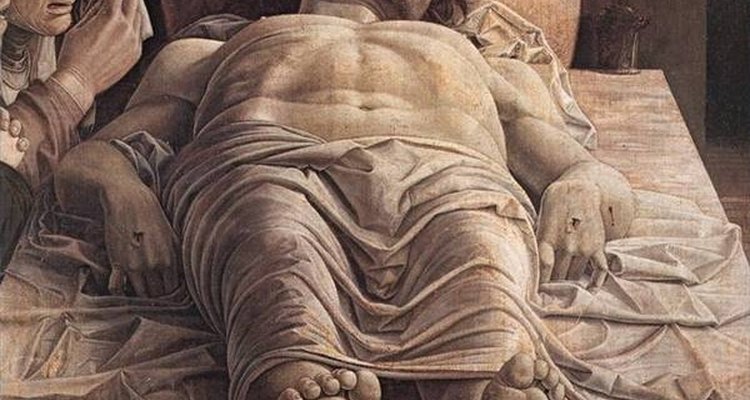 As técnicas de perspectiva foram muito utilizadas pelo artista Andrea Mantegna