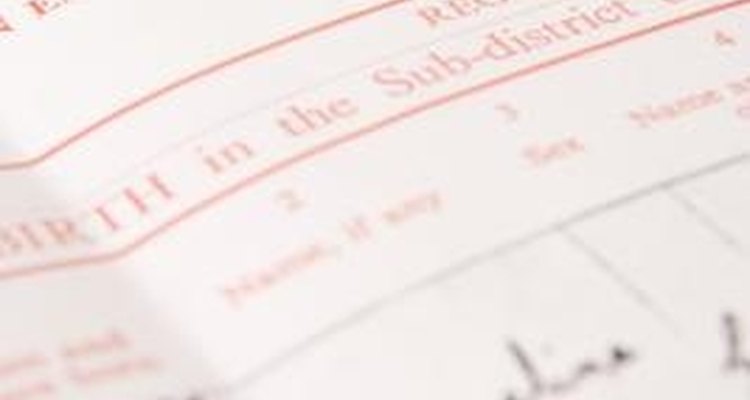 Tu certificado de nacimiento es el primer lugar donde tu nombre está registrado.