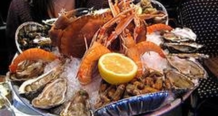 Os crustáceos contêm colesterol