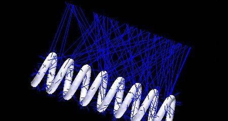 O filamento é aquecido para produzir luz