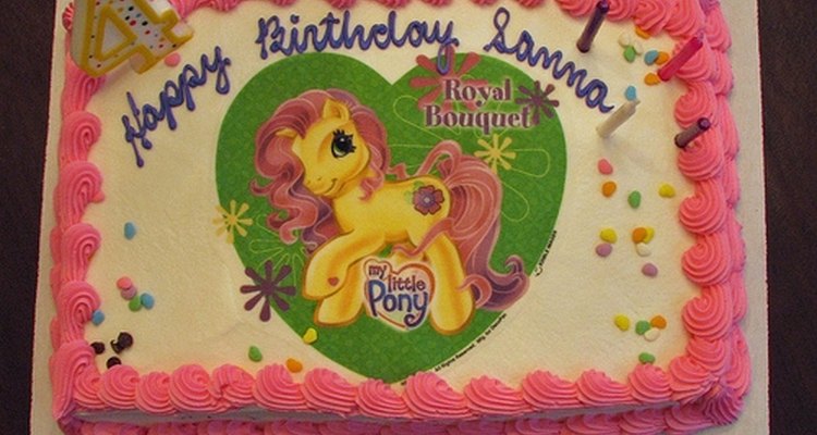 Para uma criança, pode-se também levar uma imagem de um cavalo de desenhos animados