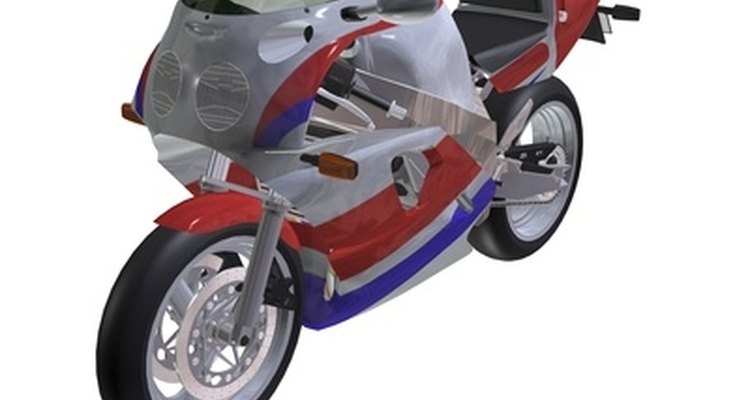 Most of this motorcyle's fairing is made from plastic.