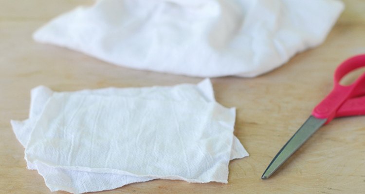 Cut fabric into rectangles