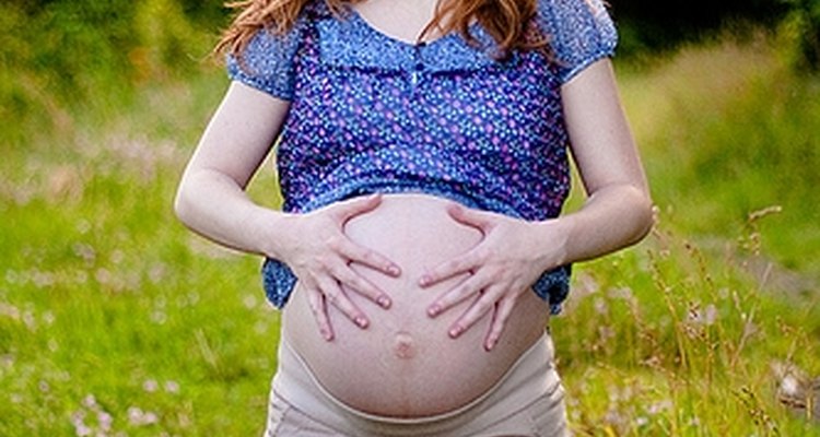 Pregnant Woman Outdoors