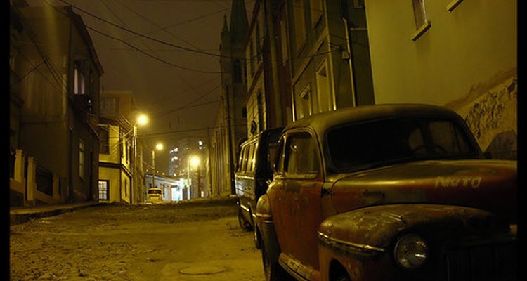 A car parked on a deserted street is more likely to be vandalised.