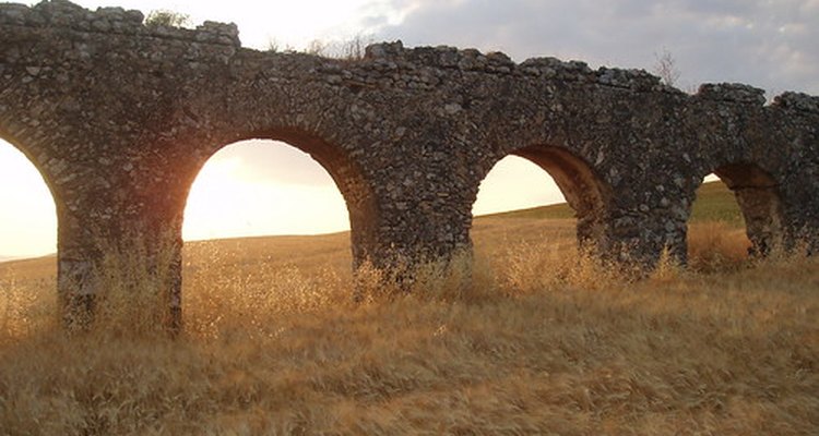 Alguns aquedutos romanos ainda são usados