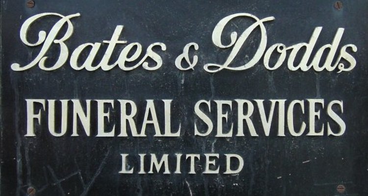 Funeral home flags