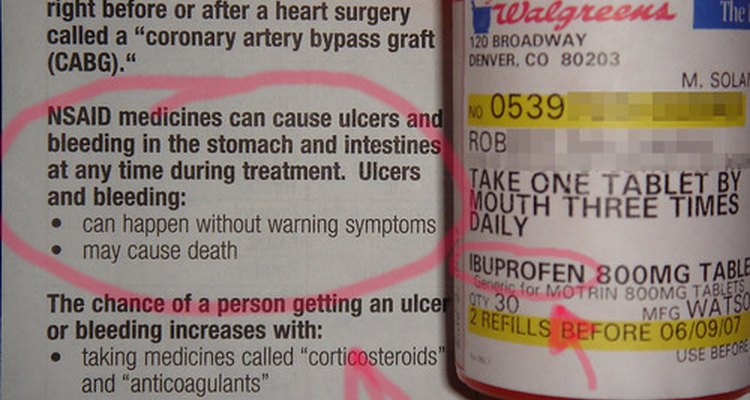 Ibuprofeno prescrito pelo médico