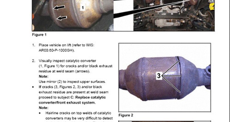 A catalytic converter reduces harmful emissions.