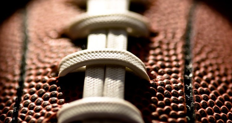 Surprise--the old pigskin is really pebble-grained cowhide.