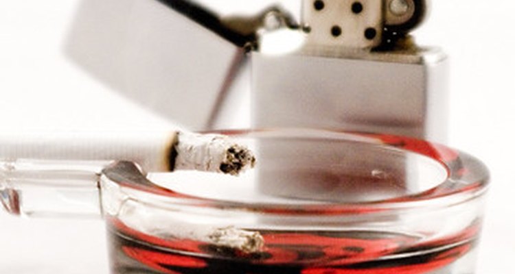 Cigarette smoke can harm healthy lungs.