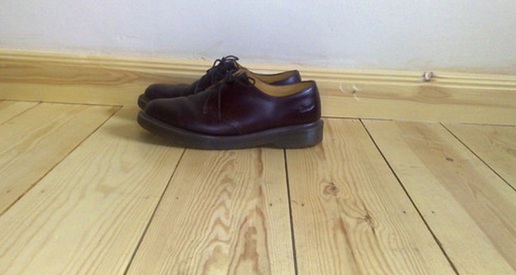 Shoes with air-cushioned soles.