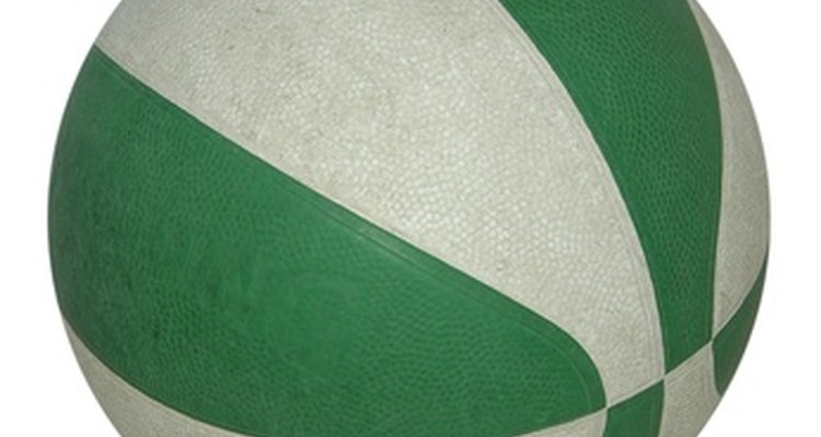 Similar to the sections on this basketball, subdivide styrofoam ball into six equal segments.