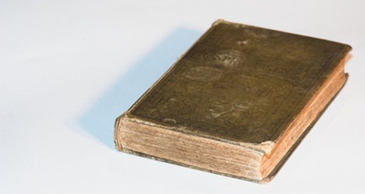 Old books with water stains can be restored to a better condition.