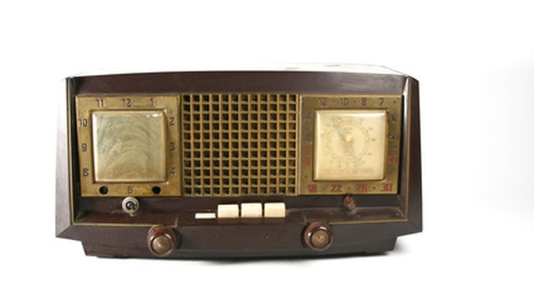Collectibles like antique radios are often made of Bakelite.