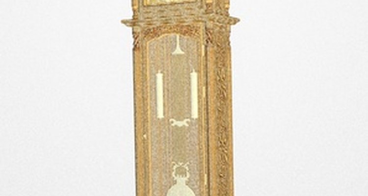 Level a grandfather clock so it can operate correctly.