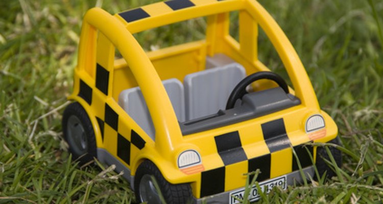 Adding rubber bands to toy cars