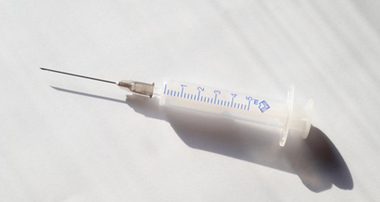 A dosagem e tipo de vacina determina o calibre da agulha necessário
