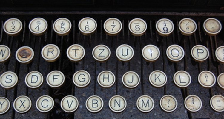Old typewriters have much charm.