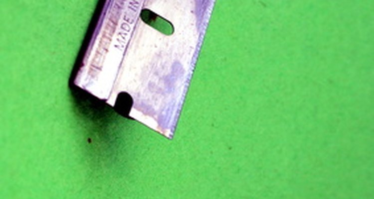 Always be careful with razor blades.