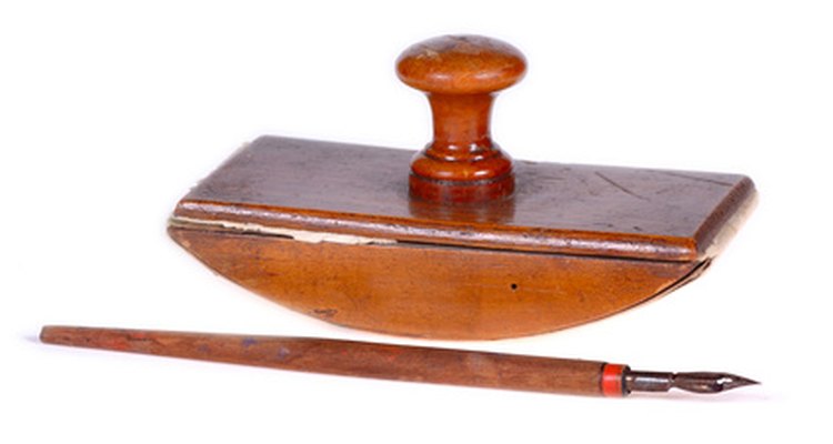 Victorians used rolling blotters.
