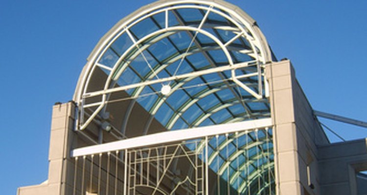 Skylights are made of acrylic.