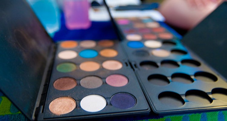 Today, theatrical make-up is applied from compacts and tubes.