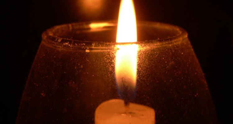 Black smoke stains on candle holders can be easily removed.