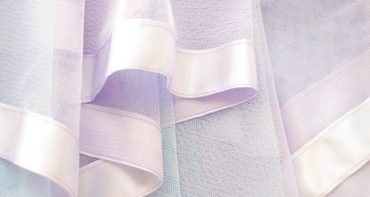 Sheer fabrics (shown in picture) make beautiful fashion and home accessories.