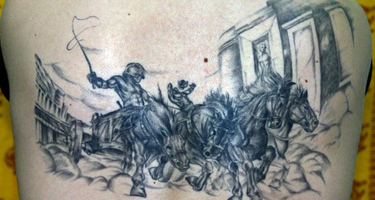 Highly detailed tattoo designs such as this one require a stencil with staying power.