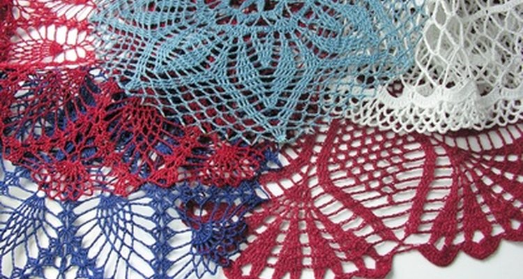 Crochet cotton comes in many colours, sizes and styles.