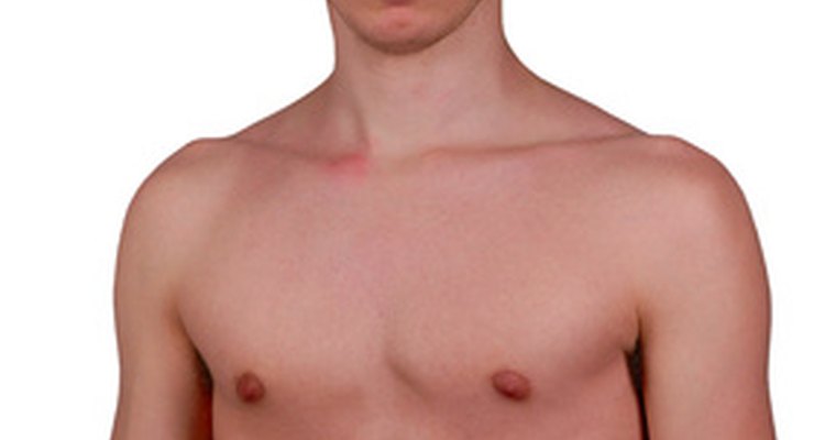 The pectoral lines mark the bottom of the pecs, close to the nipples.