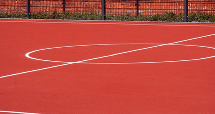 Netball can be played on a basketball court.