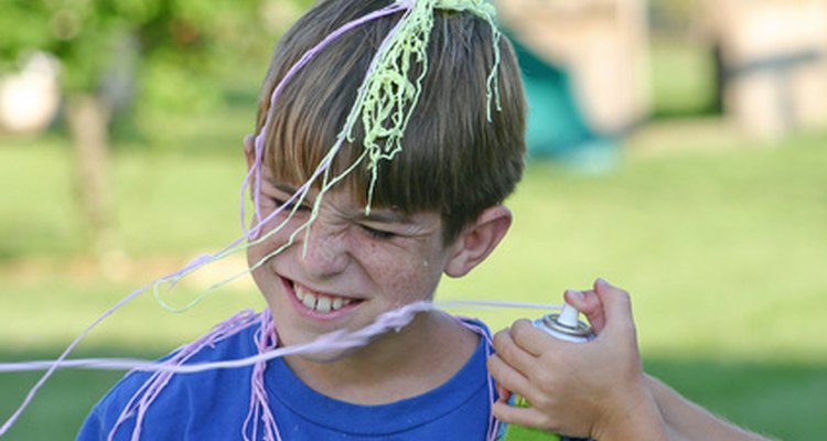 Remove Silly String stains from skin, clothing and other surfaces.