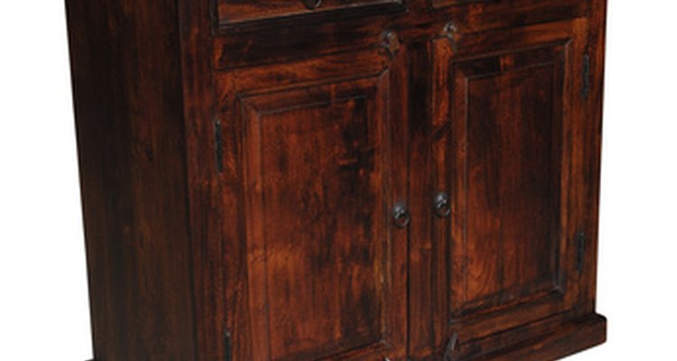 A large dresser can easily be converted into an attractive vivarium.