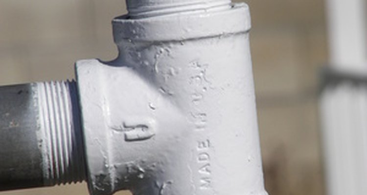 La tubería roscada se utiliza habitualmente para tuberías de gas.