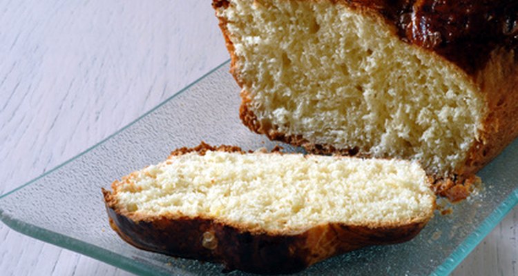 El pan francés brioche es una buena base para algunos postres.