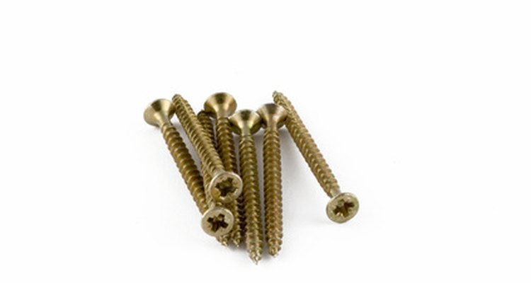 Brass is a non-corrosive metal that can be used to make screws.