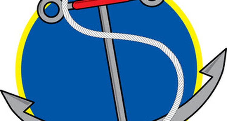 The naval symbol of a rope & anchor has been used for at least 600 years.