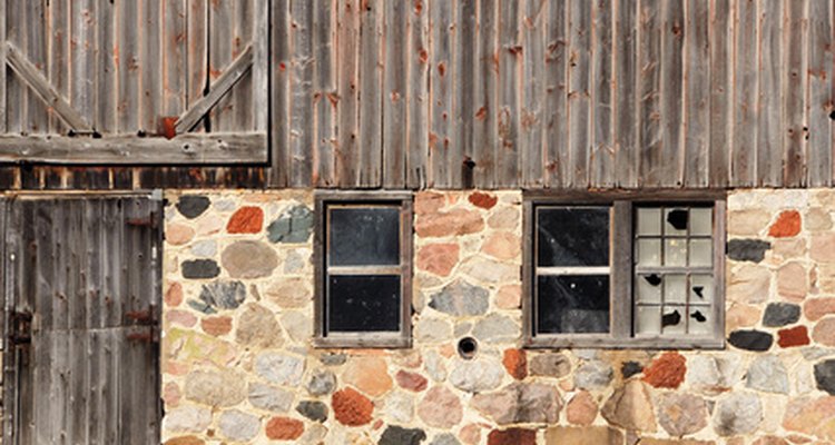 Breeze block and concrete have largely replaced stone foundations.