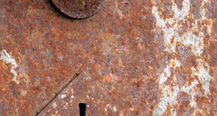 Rusty antique safes can be refinished.
