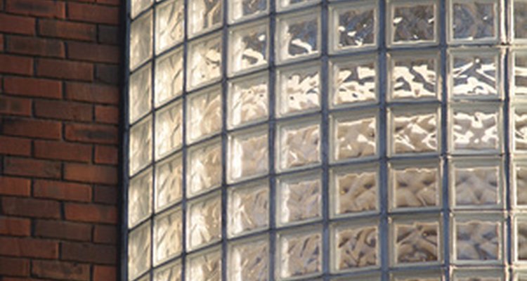 Glass block lends itself to designs that play with light.