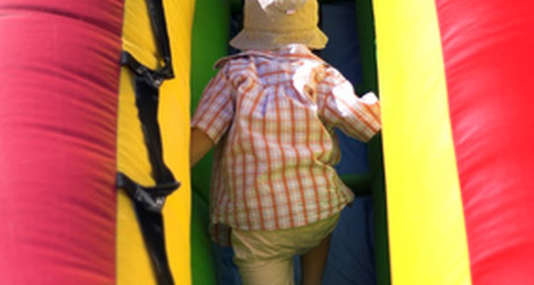 Bouncy castles get damaged and need frequent repairs.
